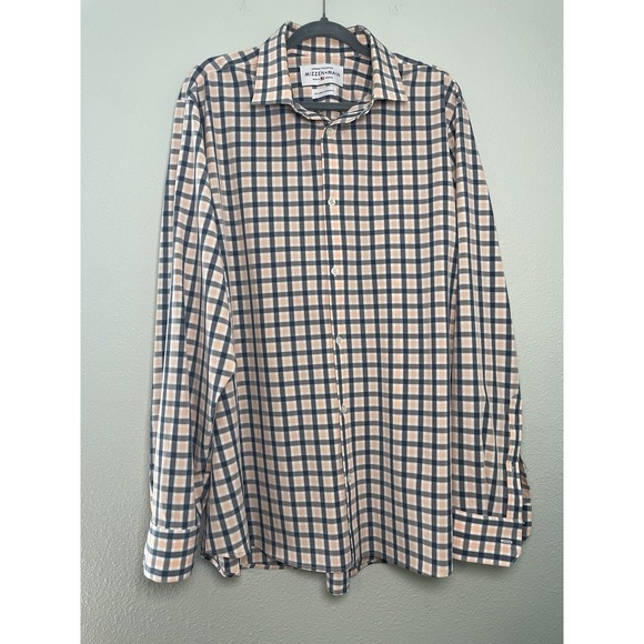 Mizzen+Main Other - Mizzen and Main‎ Leeward Shirt Mens 2XL Plaid Button Down Performance Stretch